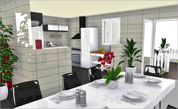 Click on the image to go to the 3D project HomeByMe Spotlights four member projects in their newsletter every month