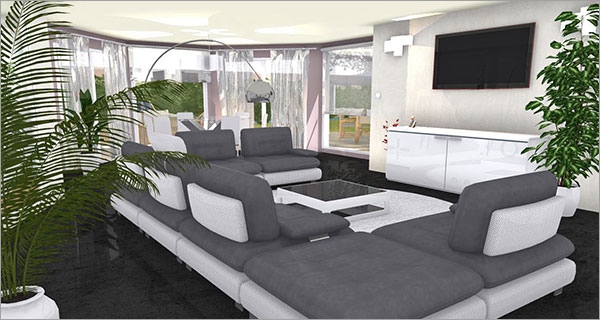 Click on the image to go to the 3D project 10 Spotlighted HomeByMe interior design projects