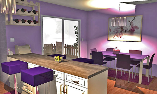 Click on the image to go to the 3D project 10 Spotlighted HomeByMe interior design projects