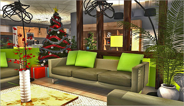 Click on the image to go to the 3D project 10 Spotlighted HomeByMe interior design projects