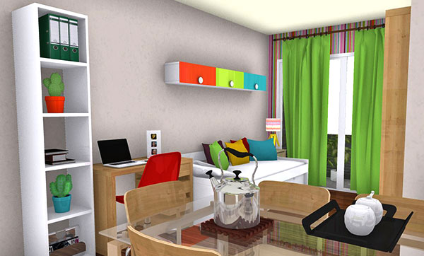 Click on the image to go to the 3D project 10 Spotlighted HomeByMe interior design projects