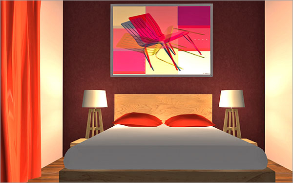 Click on the image to go to the 3D project HomeByMe lets you create your own 3D home and decor