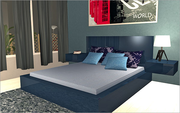 Click on the image to go to the 3D project HomeByMe lets you create your own 3D home and decor