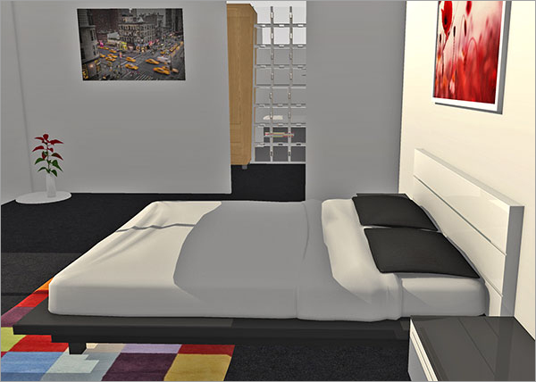 Click image to go to the 3D project HomeByMe lets you create your own 3D home and decor