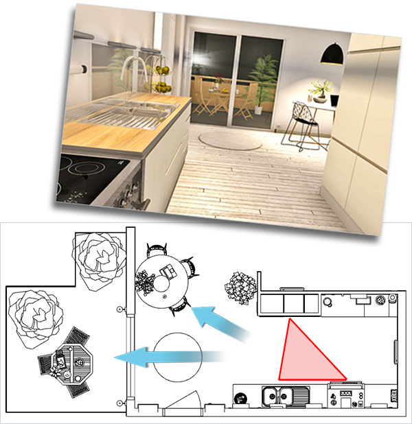Click on the image to go to the 3D project HomeByMe helps bring your interior design ideas to life in 3D