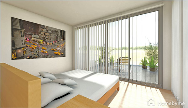 Cliquez sur l'image pour voir le projet en 3D dans un nouvel onglet Homebyme vous aide à faire de vos idées d'aménagements une réalité 3D