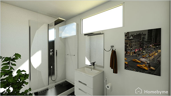 Cliquez sur l'image pour voir le projet en 3D dans un nouvel onglet Homebyme vous aide à faire de vos idées d'aménagements une réalité 3D