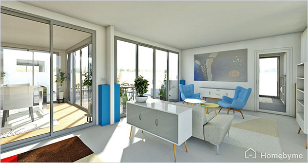 Cliquez sur l'image pour voir le projet en 3D dans un nouvel onglet Homebyme vous aide à faire de vos idées d'aménagements une réalité 3D