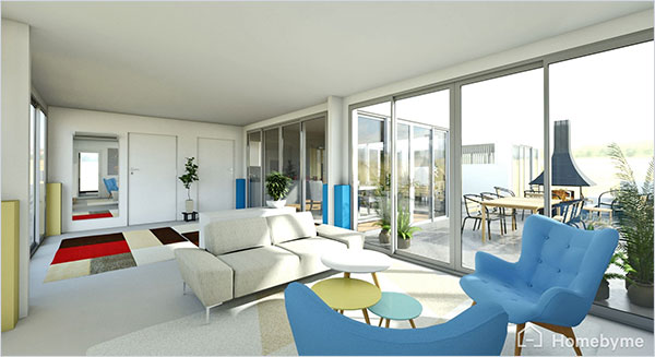Cliquez sur l'image pour voir le projet en 3D dans un nouvel onglet Homebyme vous aide à faire de vos idées d'aménagements une réalité 3D