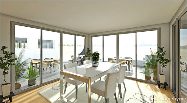 Cliquez sur l'image pour voir le projet en 3D dans un nouvel onglet Homebyme vous aide à faire de vos idées d'aménagements une réalité 3D