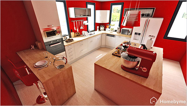 Click on the image to go to the 3D project in a new tab. Homebyme helps bring your interior design ideas to life in 3D