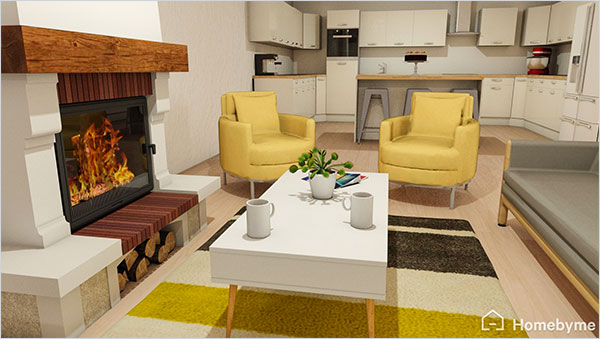Click on the image to go to the 3D project in a new tab Homebyme helps bring your interior design ideas to life in 3D