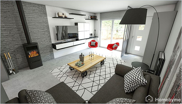 Click on the image to go to the 3D project in a new tab Homebyme helps bring your interior design ideas to life in 3D